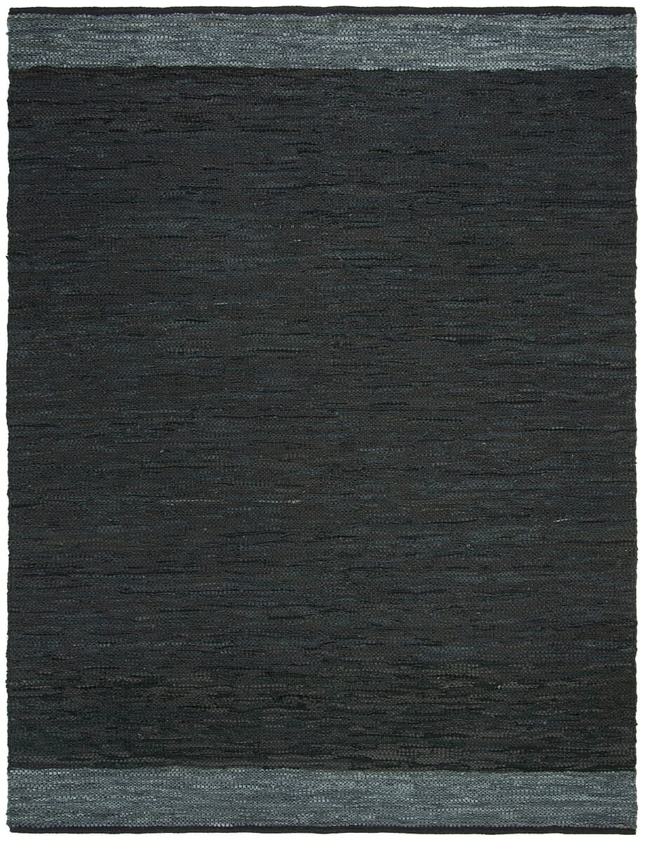 Safavieh Vintage Leather Vtl201Z Black / Grey Rugs.