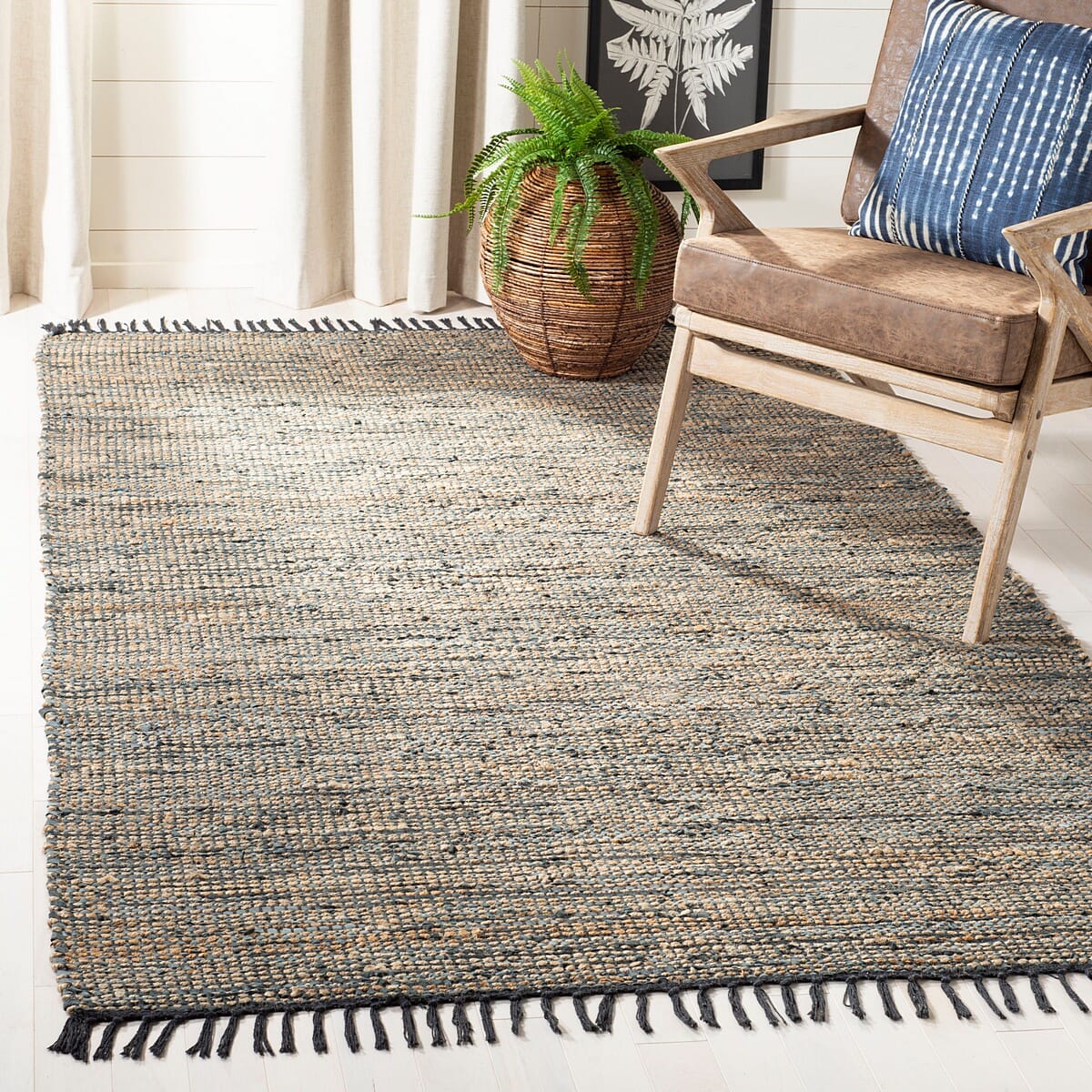 Safavieh Vintage Leather Vtl203F Grey Rugs.