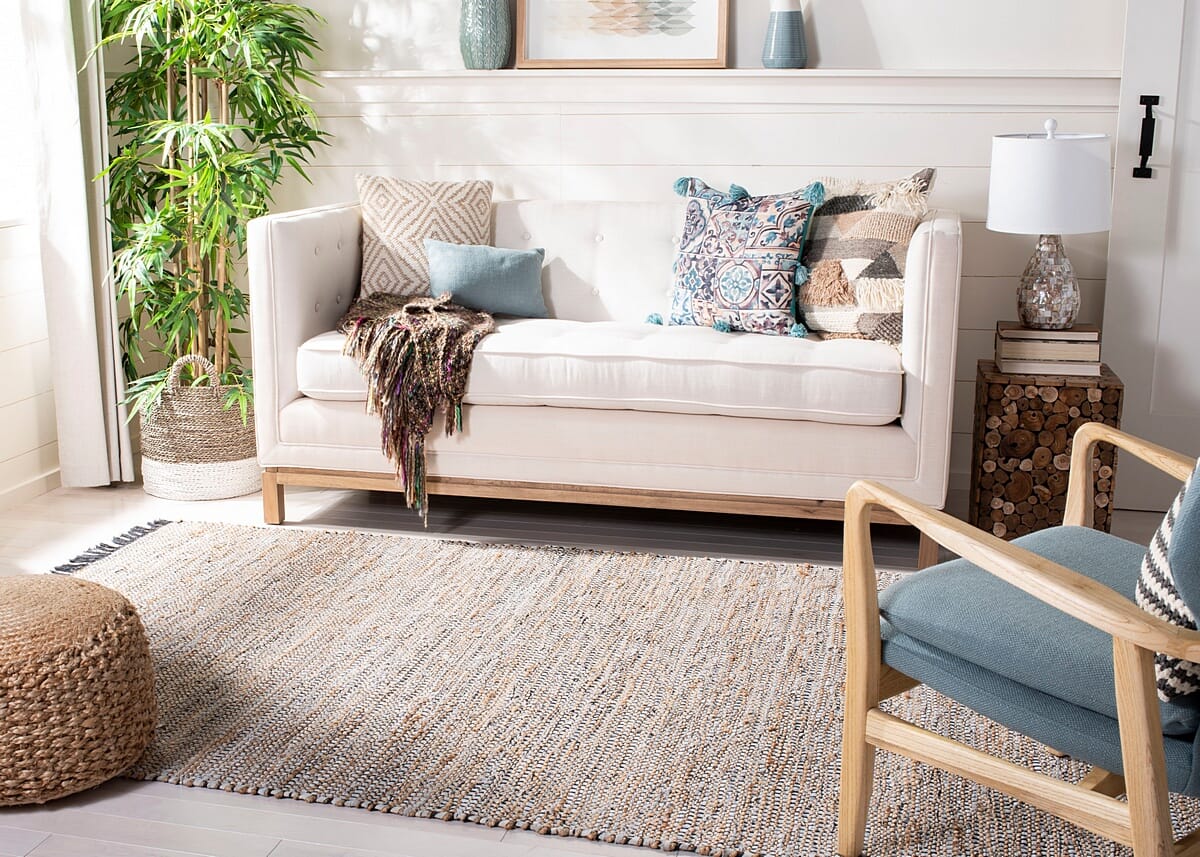 Safavieh Vintage Leather Vtl203G Silver Rugs.