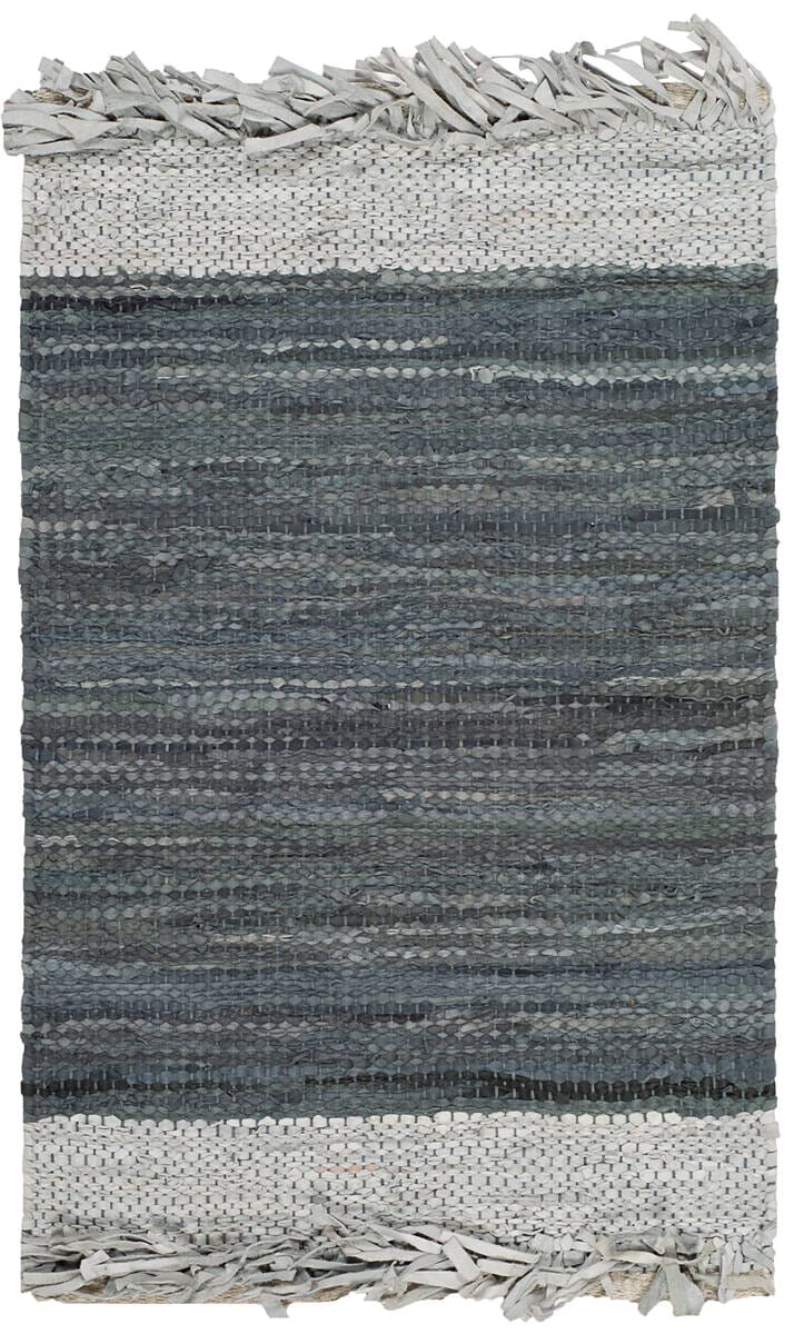 Safavieh Vintage Leather Vtl310A Light Grey / Dark Grey Rugs.