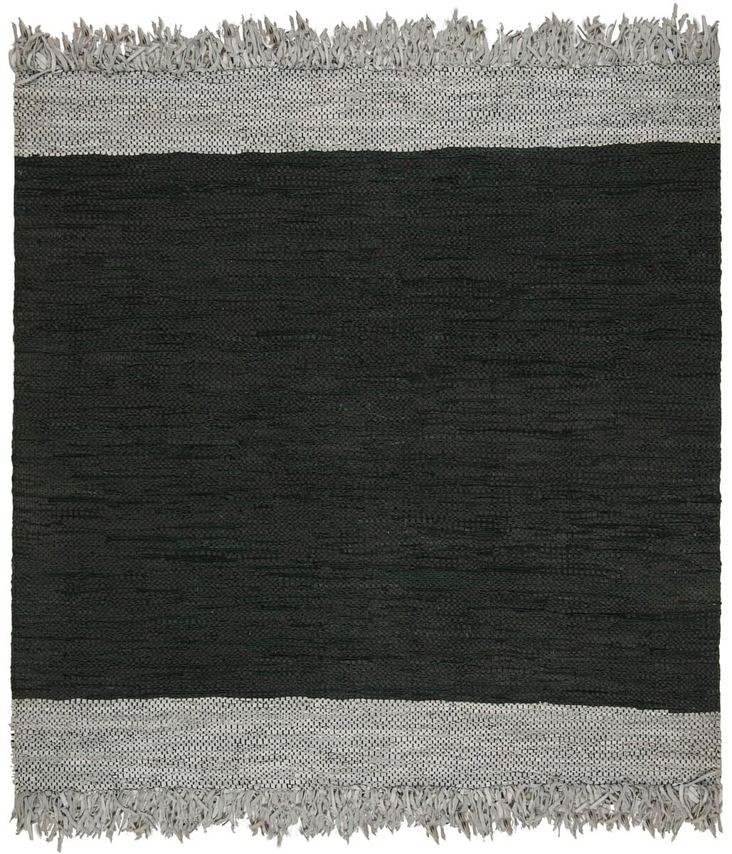 Safavieh Vintage Leather Vtl310E Light Grey / Black Rugs.