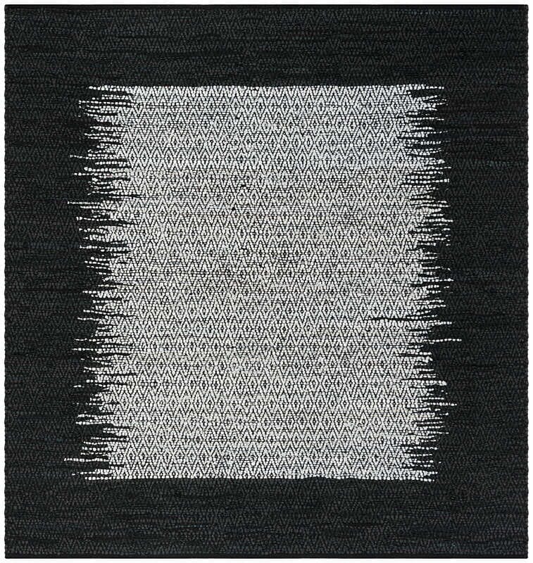 Safavieh Vintage Leather Vtl387C Light Grey / Black Rugs.