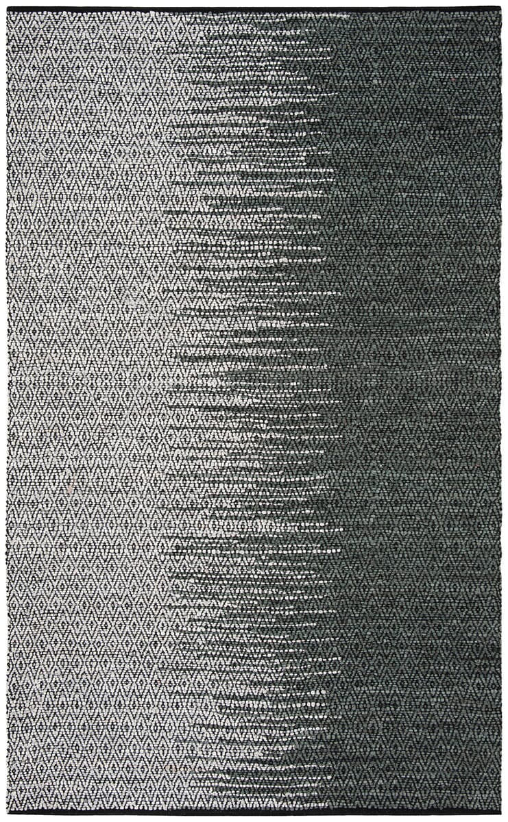 Safavieh Vintage Leather Vtl388B Light Grey / Charcoal Rugs.