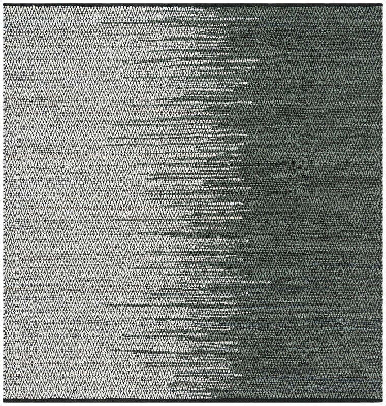 Safavieh Vintage Leather Vtl388B Light Grey / Charcoal Rugs.