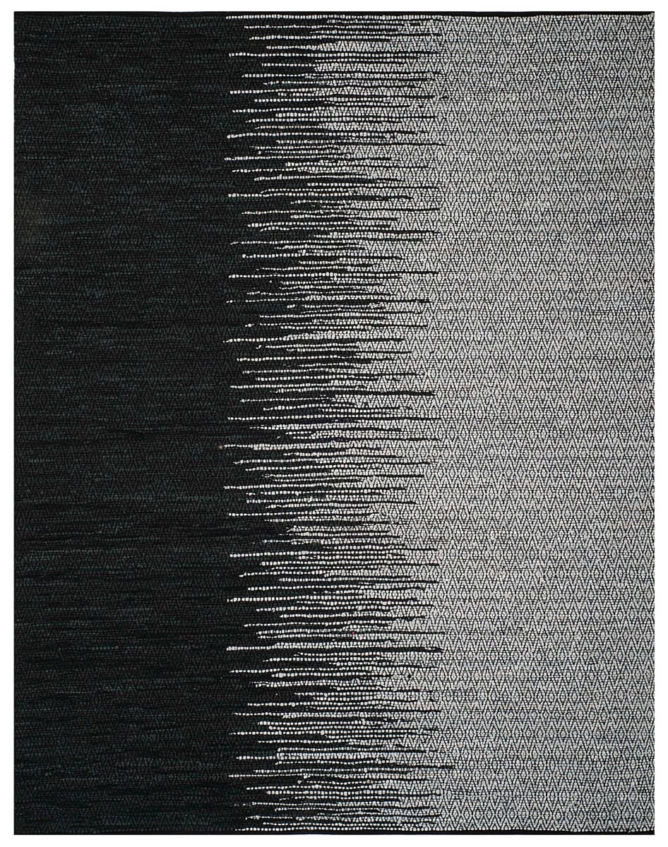 Safavieh Vintage Leather Vtl388C Light Grey / Black Rugs.
