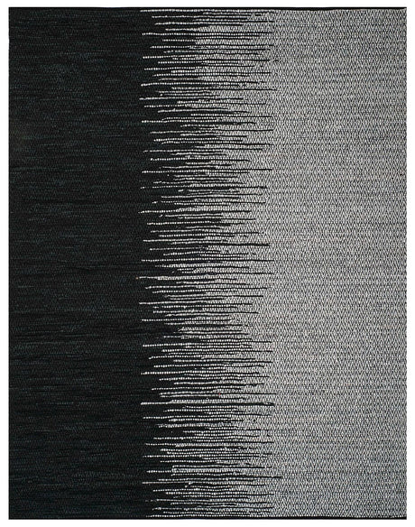 Safavieh Vintage Leather Vtl388C Light Grey / Black Rugs.