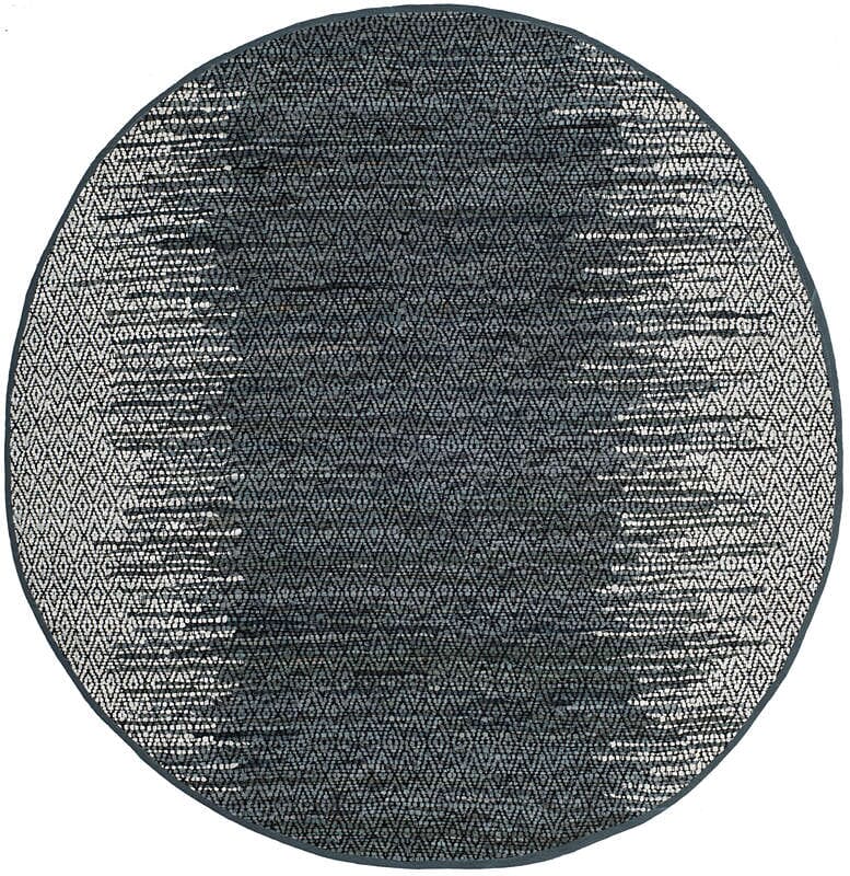 Safavieh Vintage Leather Vtl389B Light Grey / Charcoal Rugs.