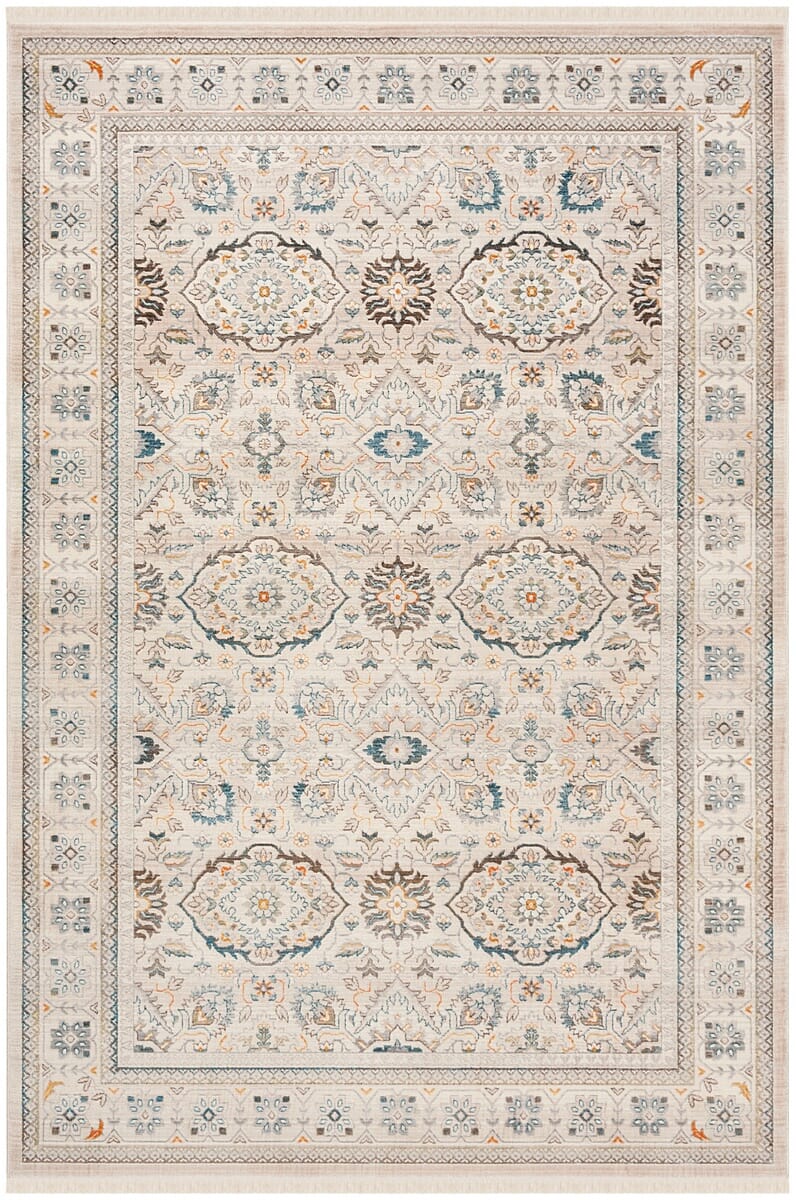 Safavieh Vintage Persian Vtp444A Ivory / Light Grey Rugs.