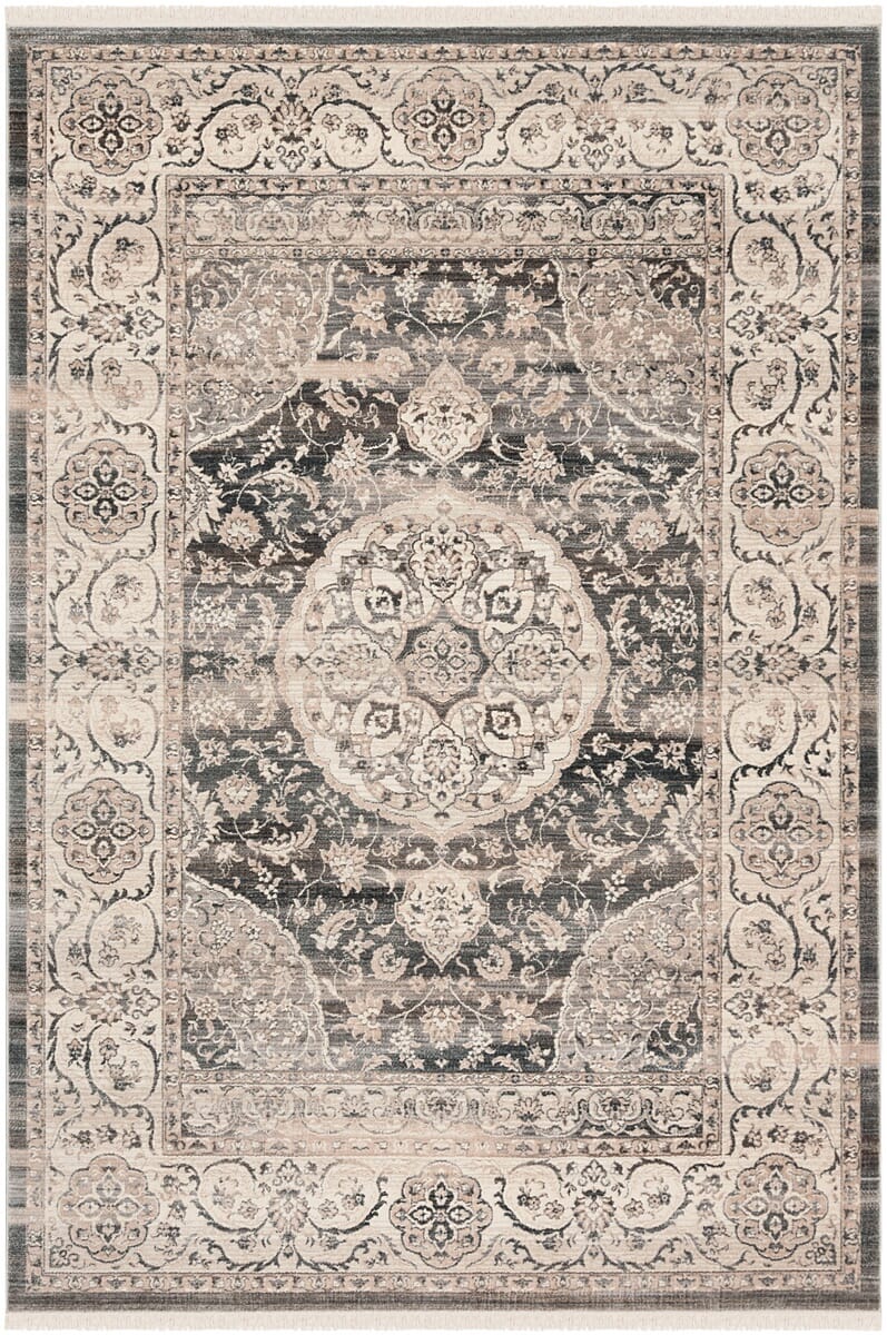 Safavieh Vintage Persian Vtp457H Dark Grey / Ivory Rugs.