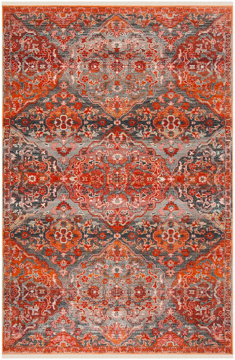 Safavieh Vintage Persian Vtp470J Aqua / Orange Rugs.