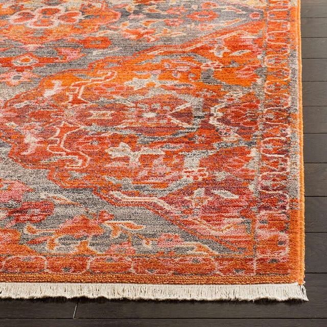 Safavieh Vintage Persian Vtp470J Aqua / Orange Rugs.