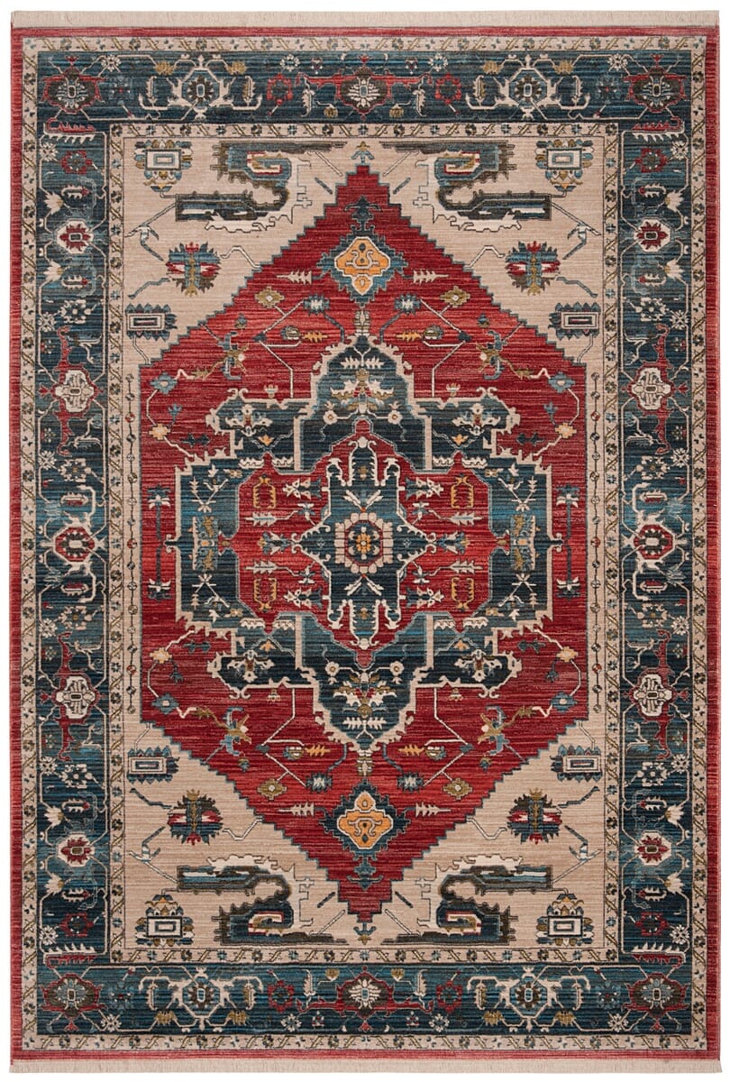 Safavieh Vintage Persian Vtp477Q Red / Blue Rugs.