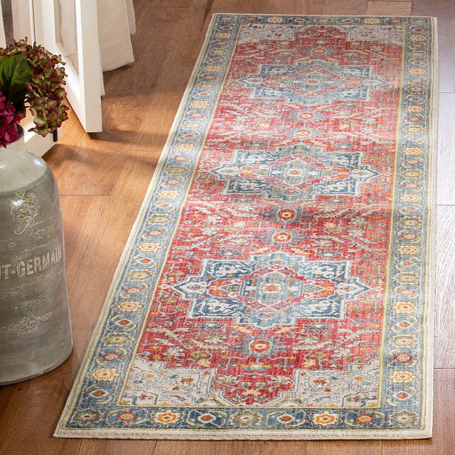 Safavieh Vintage Persian Vtp478Q Red / Blue Rugs.