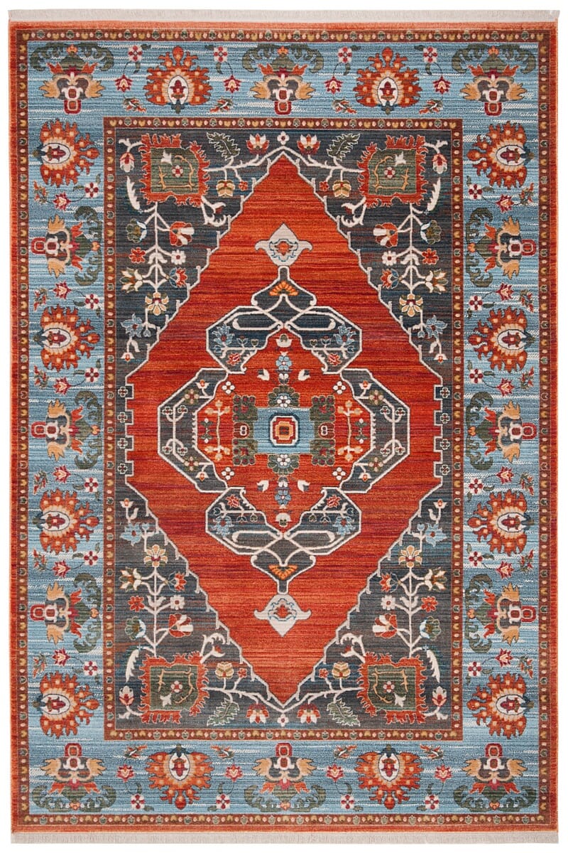 Safavieh Vintage Persian Vtp482P Rust / Blue Rugs.