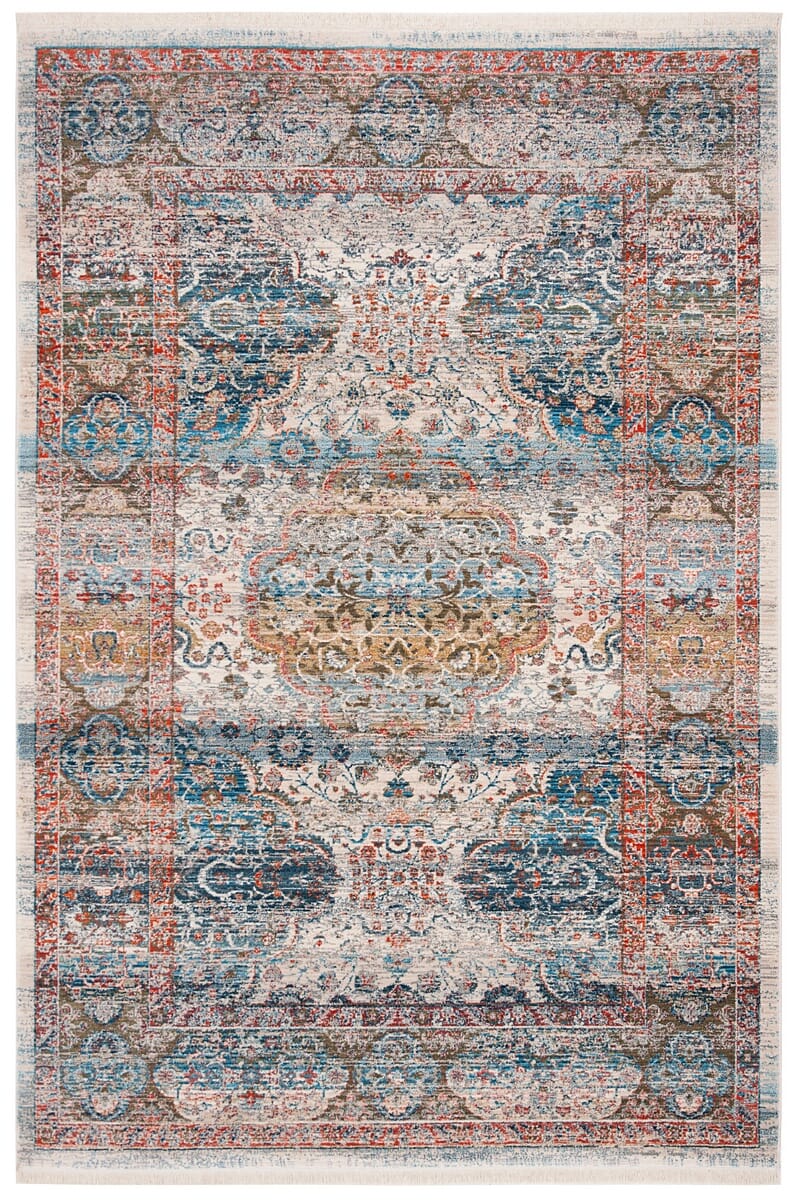 Safavieh Vintage Persian Vtp483B Beige / Blue Rugs.