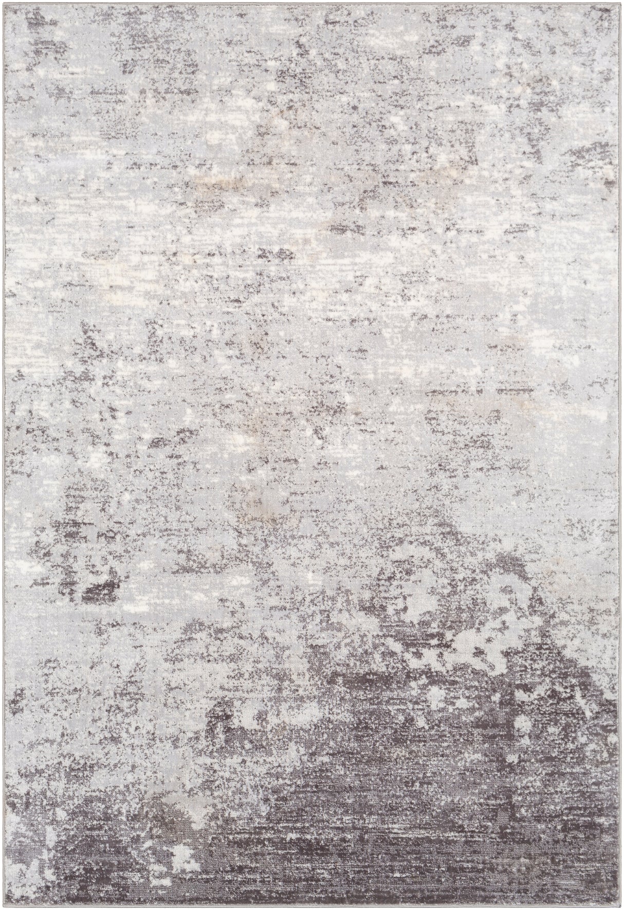 Surya Wanderlust Wnl-2310 Light Slate, White Rug.