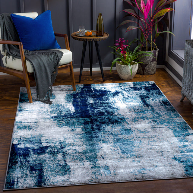 Surya Wanderlust Wnl-2326 Blue Rug.