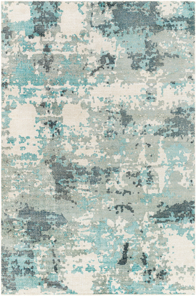 Surya Wilson Wsn-2307 Teal, Beige, Wheat, Sage Rugs.