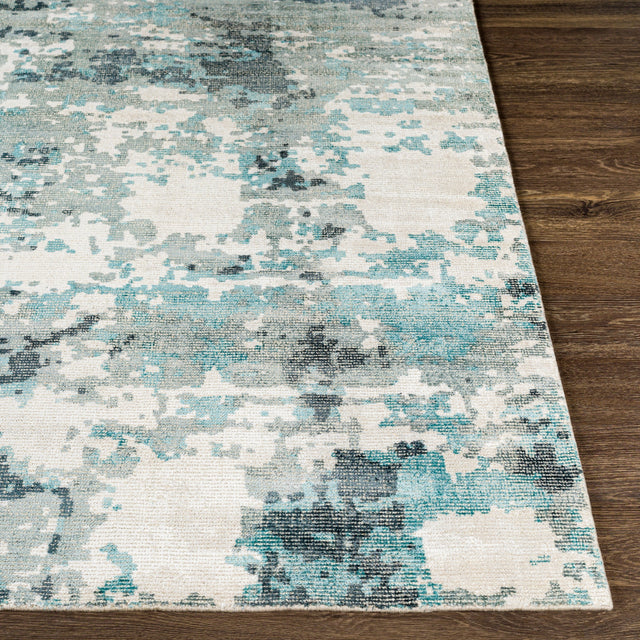 Surya Wilson Wsn-2307 Teal, Beige, Wheat, Sage Rugs.