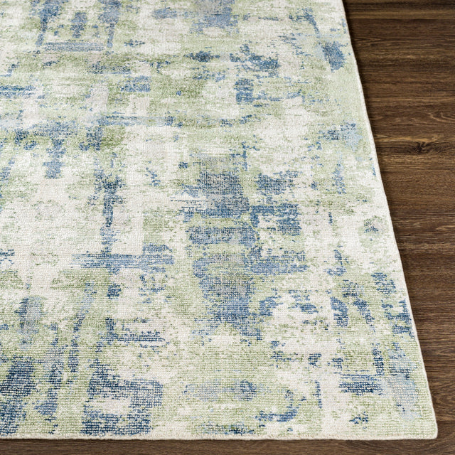 Surya Wilson Wsn-2308 Beige, Teal, Pale Blue, Wheat Rugs.