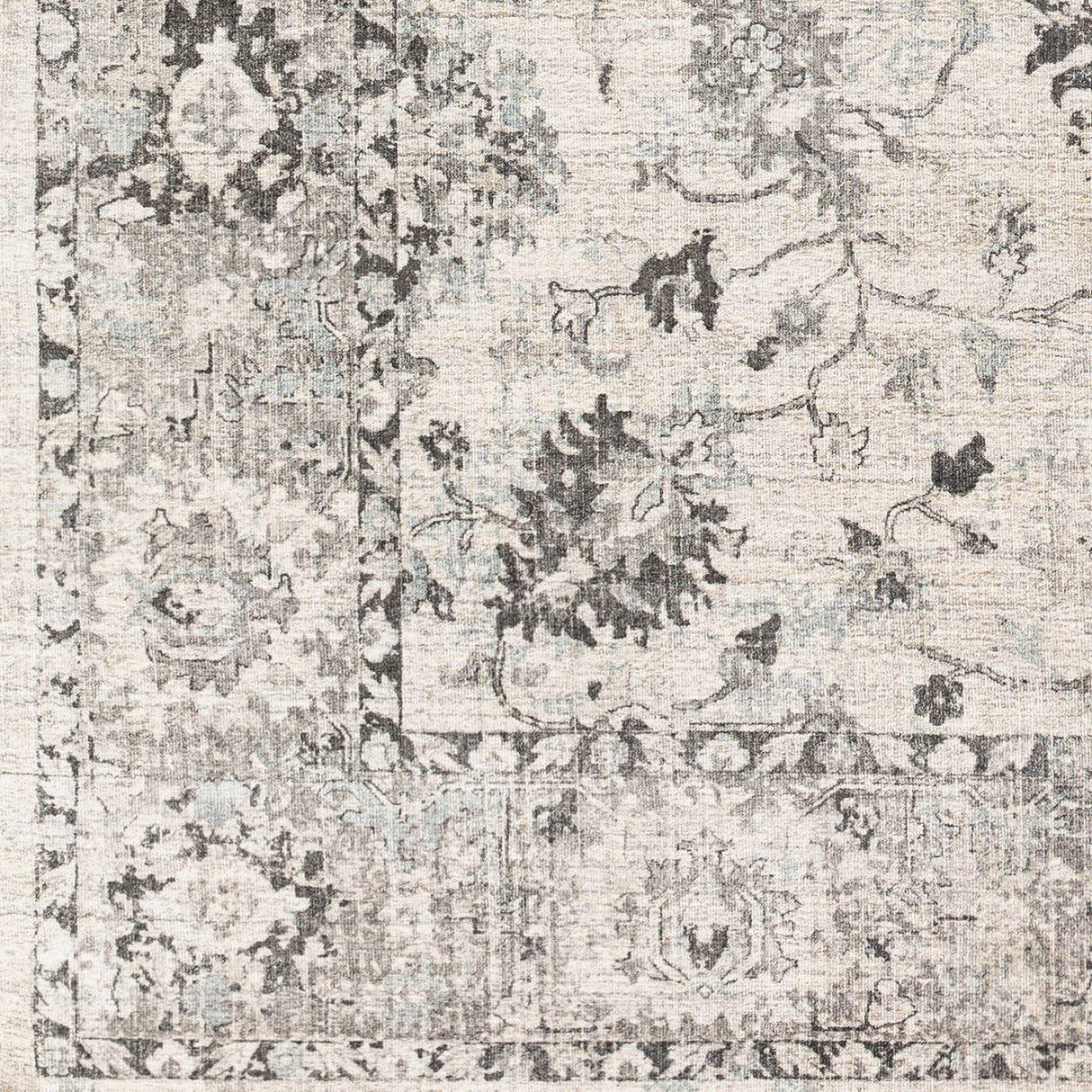 Surya Wilson Wsn-2309 Charcoal, Medium Gray, Gray, Light Gray Rugs.