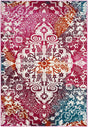 Safavieh Watercolor Wtc669F Ivory / Fuchsia Rugs.