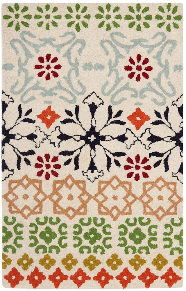 Safavieh Wyndham Wyd319A Ivory / Multi Rugs.