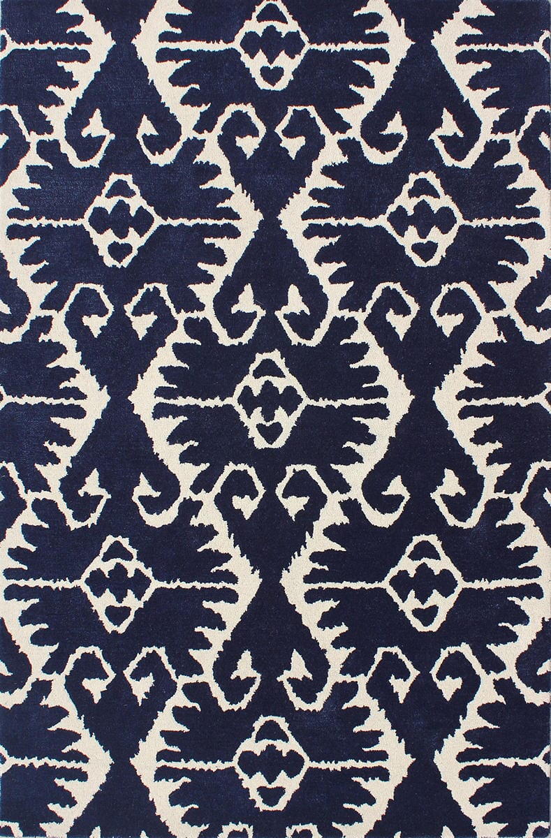 Safavieh Wyndham Wyd323C Royal Blue / Ivory Rugs.