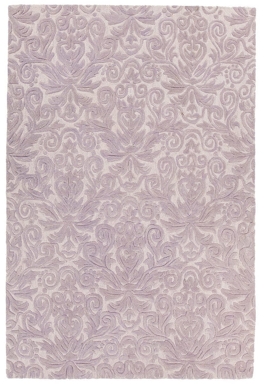Chandra Yelena Yel43802 Purple / White Area Rug