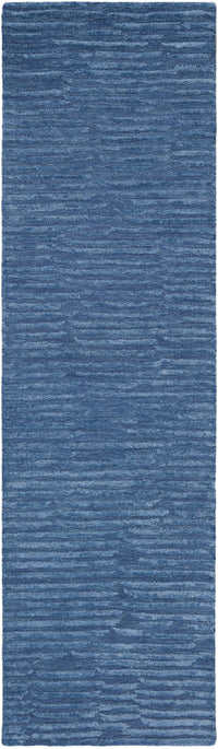 Calvin Klein Home Ck010 Linear Lnr01 Blue Area Rug