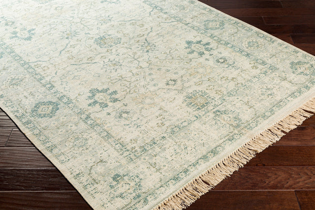 Surya Zainab Zai-2308 Sage, Dark Green, Lime, White Rugs.