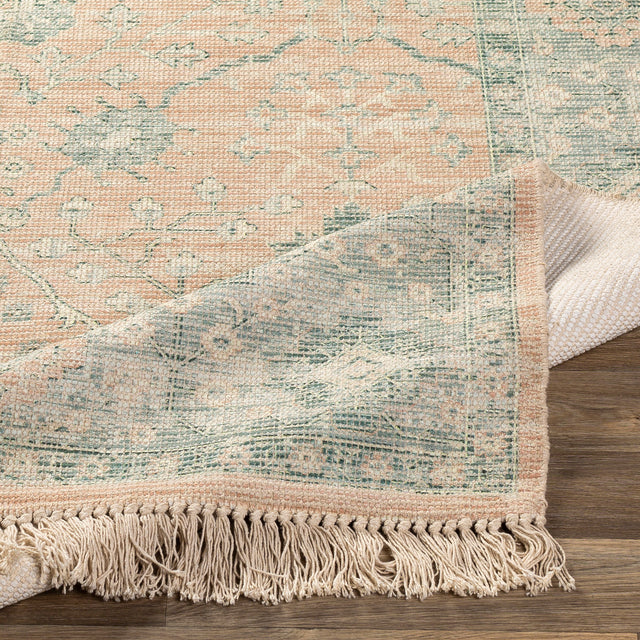 Surya Zainab Zai-2310 Camel, Cream, Sage, Dark Green Rugs.