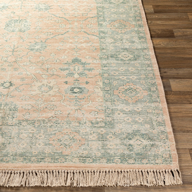 Surya Zainab Zai-2310 Camel, Cream, Sage, Dark Green Rugs.