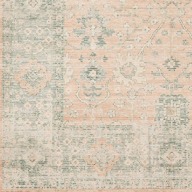 Surya Zainab Zai-2310 Camel, Cream, Sage, Dark Green Rugs.