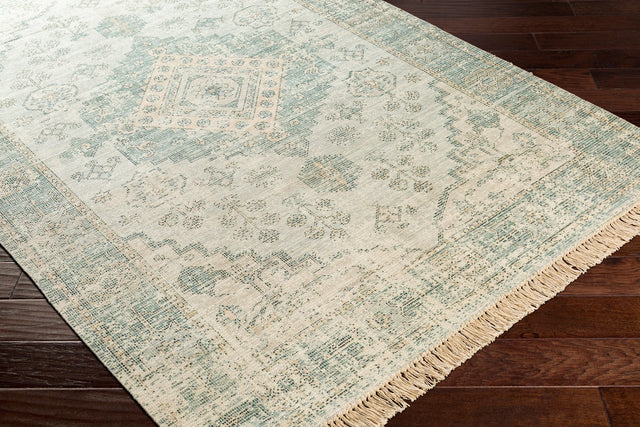 Surya Zainab Zai-2311 Sage, Dark Green, Lime, White Rugs.