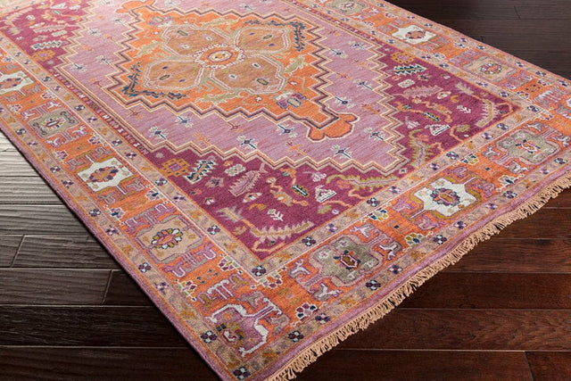 Surya Zeus Zeu-7820 Eggplant / Rust / Gold / Navy Rugs.
