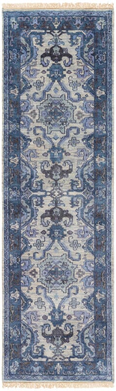 Surya Zeus Zeu-7828 Ivory, Navy, Charcoal, Black Rugs.
