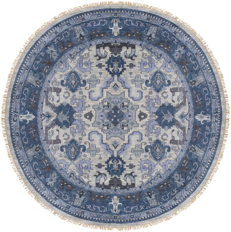 Surya Zeus Zeu-7828 Ivory, Navy, Charcoal, Black Rugs.