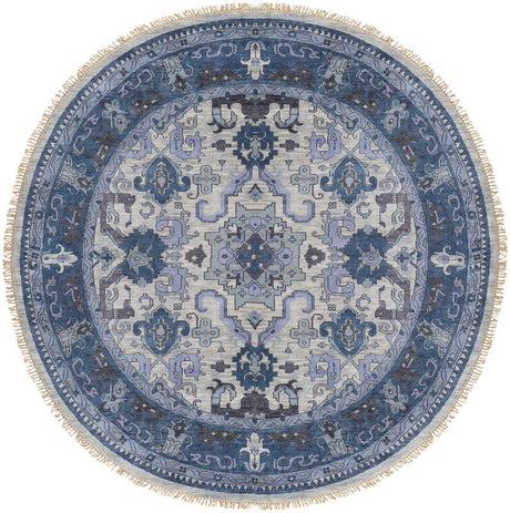 Surya Zeus Zeu-7828 Ivory, Navy, Charcoal, Black Rugs.