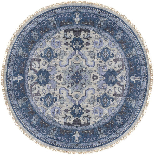 Surya Zeus Zeu-7828 Ivory, Navy, Charcoal, Black Rugs.