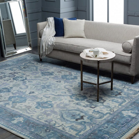 Surya Zeus Zeu-7828 Ivory, Navy, Charcoal, Black Rugs.