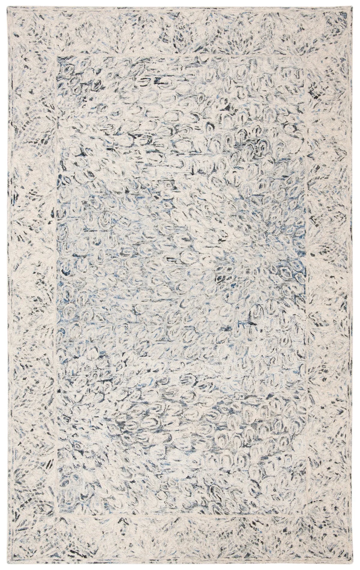Safavieh Micro-Loop 4'-0" x 6'-0" Rug in Charcoal