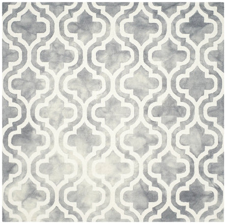 Safavieh Dip Dye 7'-0" x 7'-0" Rug in Grey / Ivory