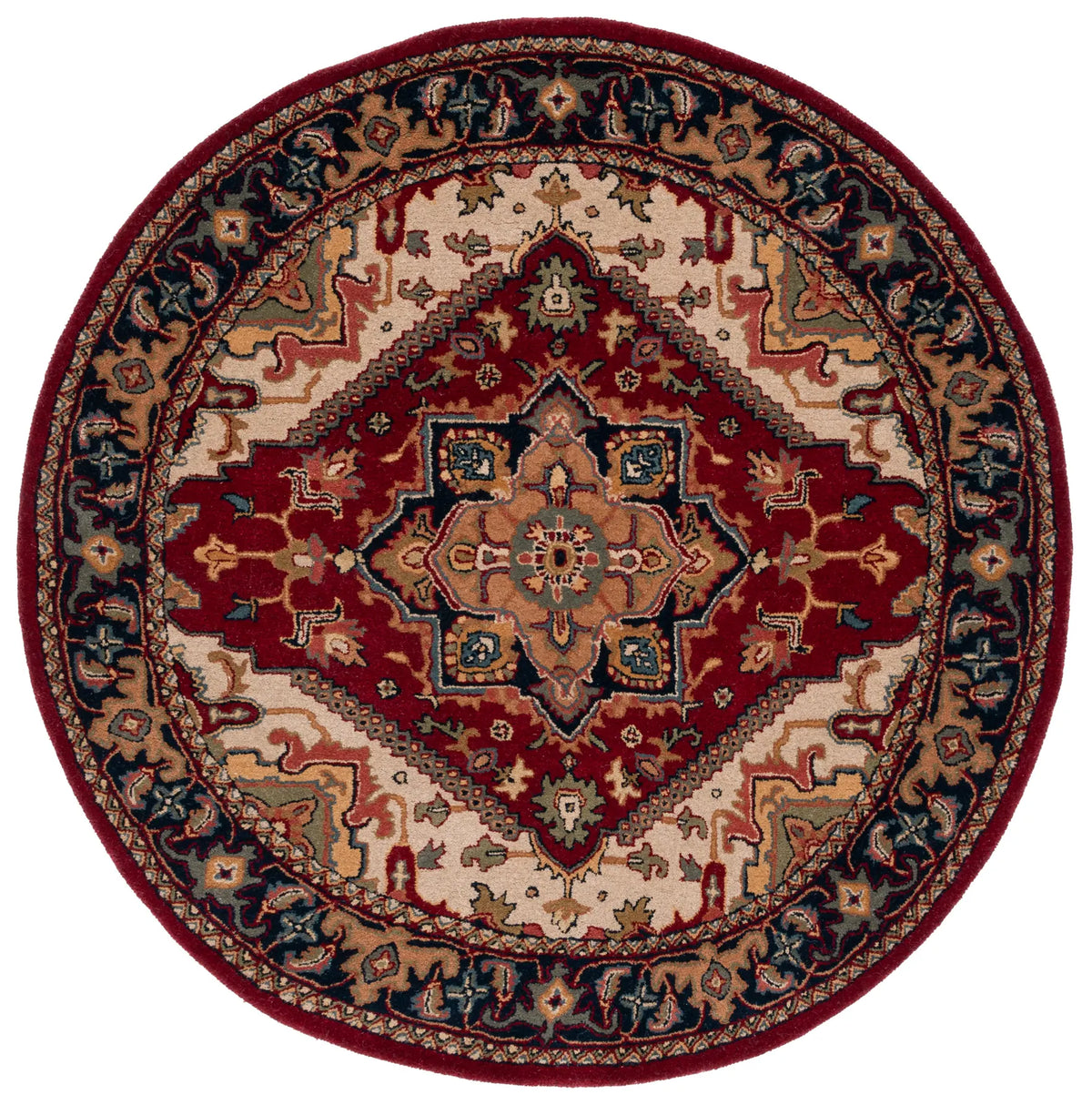 Safavieh Heritage 6'-0" x 6'-0" Rug in Red