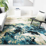 Safavieh Glacier 10'-6" x 14'-0" Rug in Navy / Green