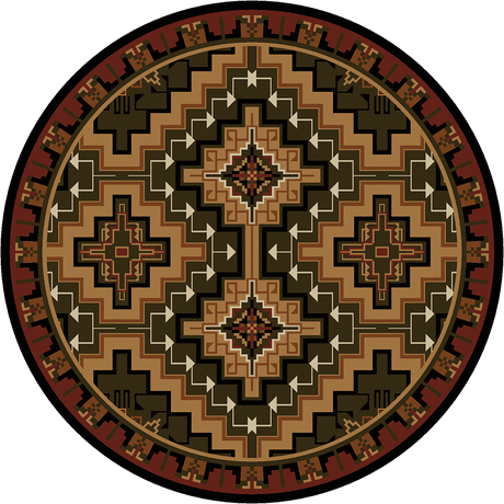 American Dakota Hill Country Red Rug