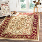 Safavieh Lyndhurst 4'-0" x 6'-0" Rug in Ivory / Red