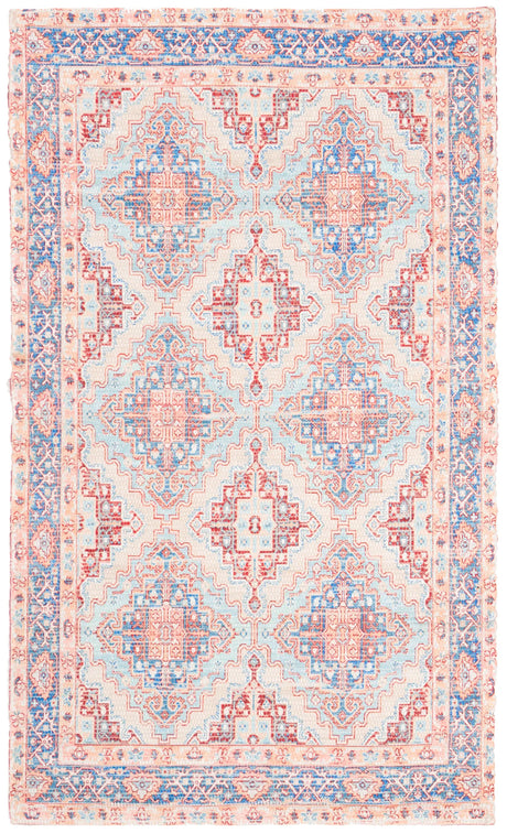 Safavieh Saffron 3'-0" x 5'-0" Rug in Blue / Rust