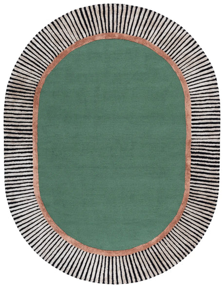 Safavieh Fifth Avenue 7'-0" x 9'-0" Rug in Green / Black