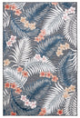 Safavieh Cabana 4'-0" x 6'-0" Rug in Black / Rust